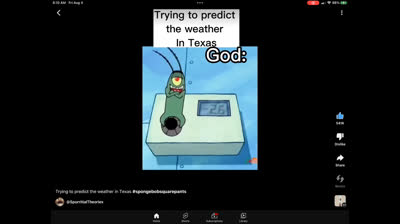 Trying to predict the weather in Texas